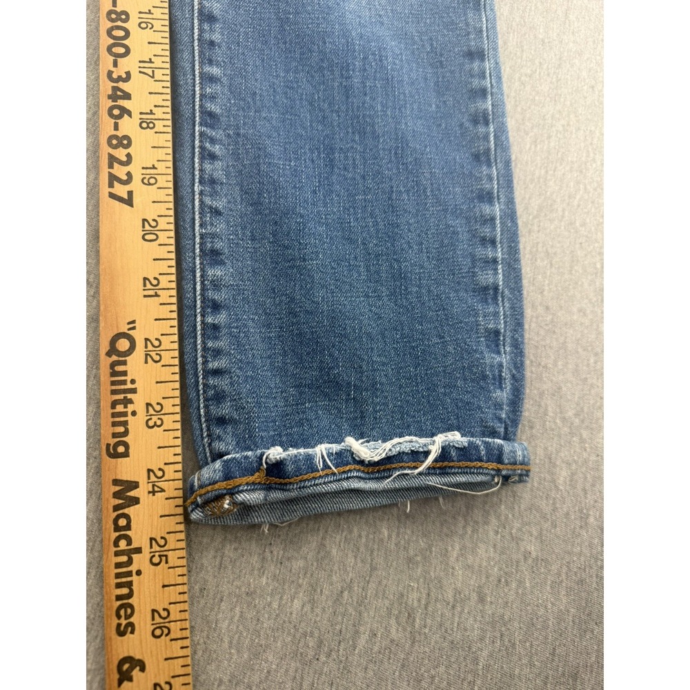 Gap Jeans Women's 28 Blue Best Girlfriend Distressed Denim - Picture 11 of 15